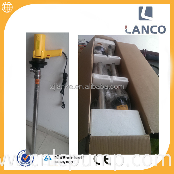 200 L/min 304ss electric chemical drum pump/ electric oil drum pump for plastic